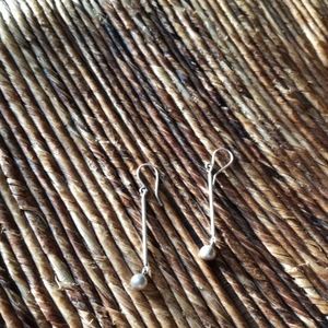 Jane Diaz sterling silver earrings